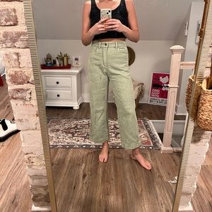 Billabong green corduroy pants